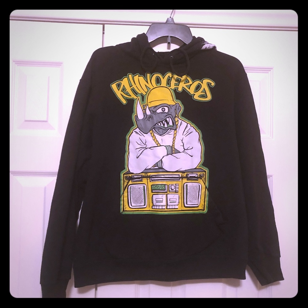 Seventh Dagger Rhinoceros Pullover Band Hoodie
